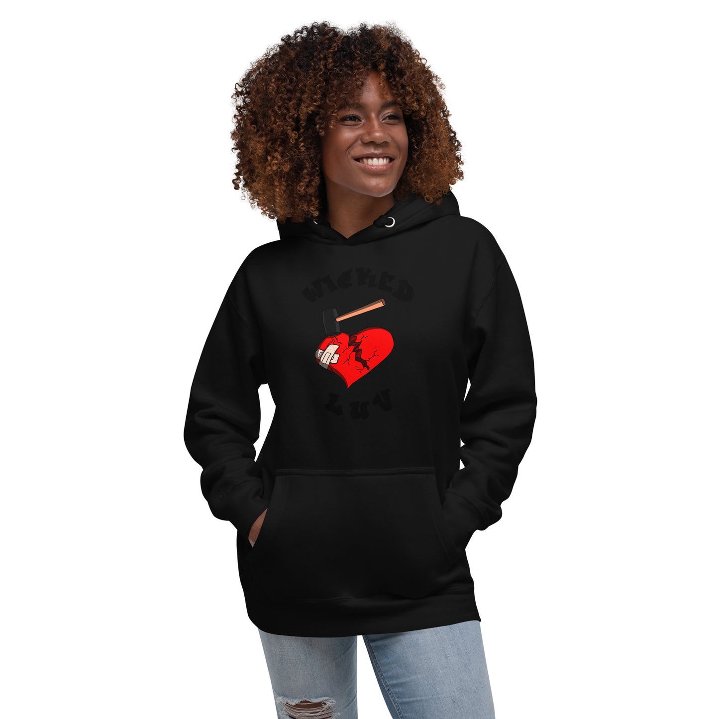 Wicked Luv Thick String Unisex Hoodie