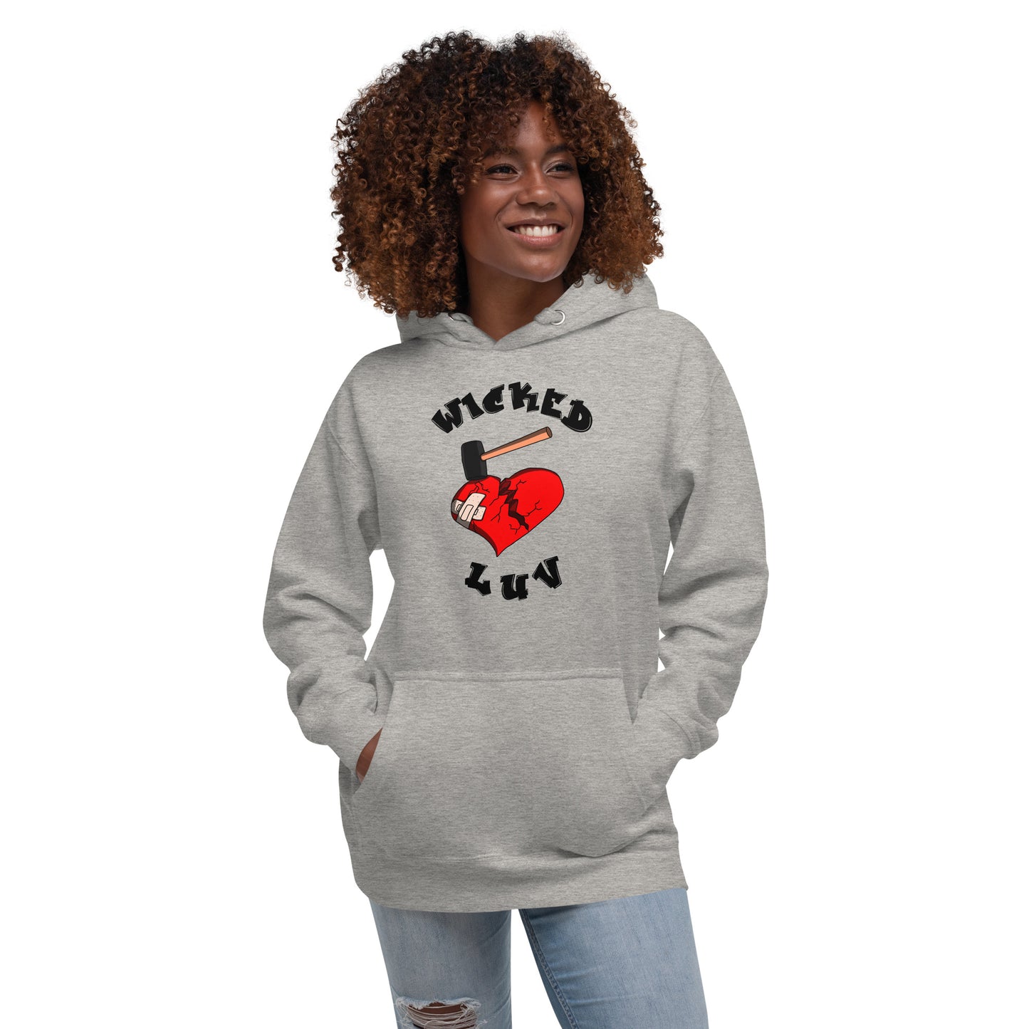 Wicked Luv Thick String Unisex Hoodie