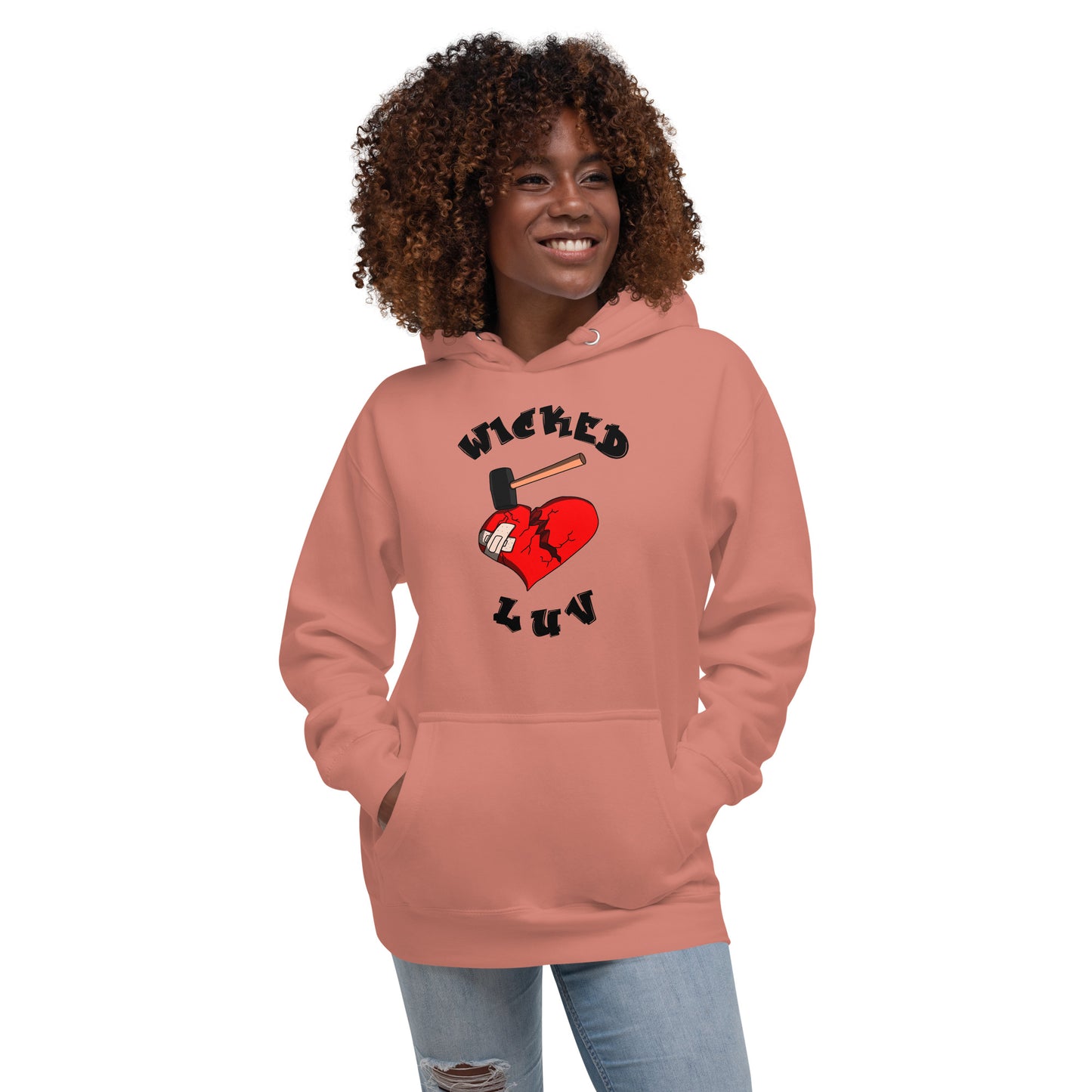 Wicked Luv Thick String Unisex Hoodie