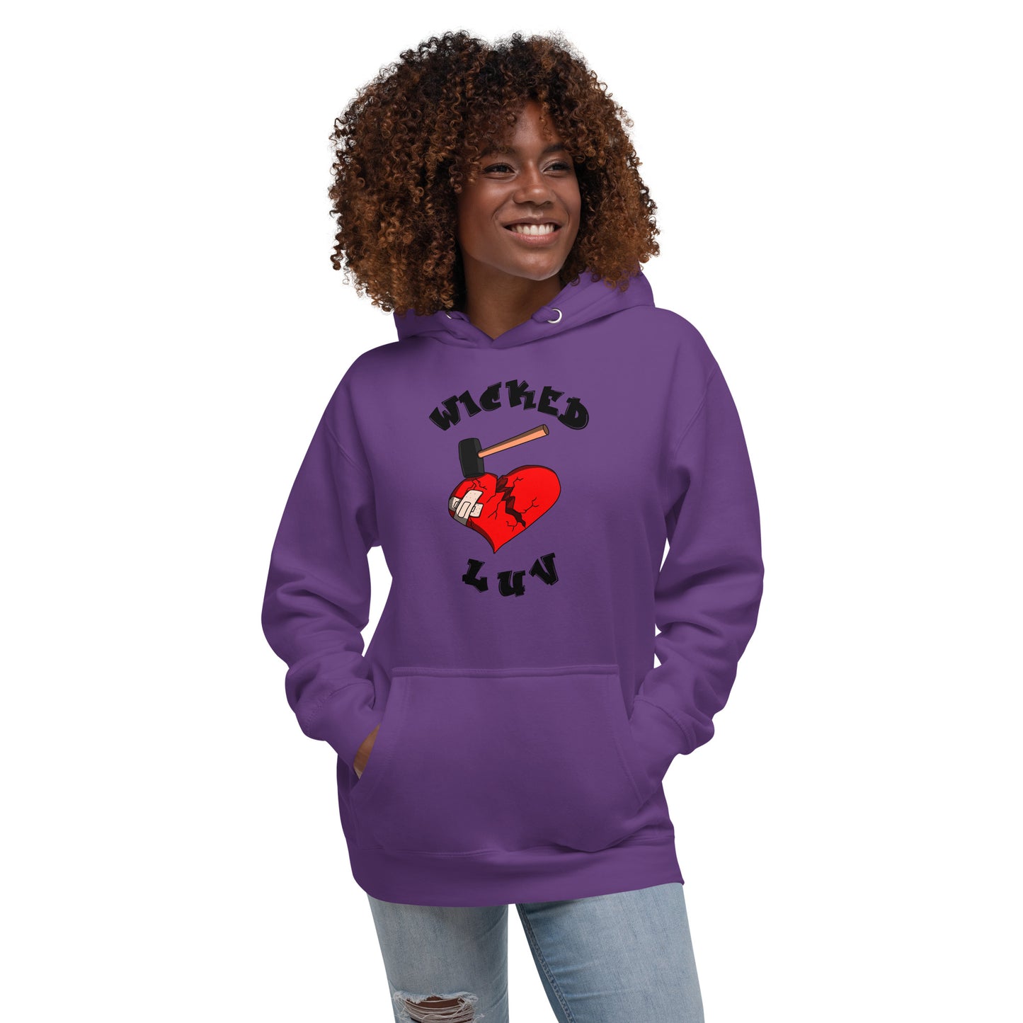Wicked Luv Thick String Unisex Hoodie