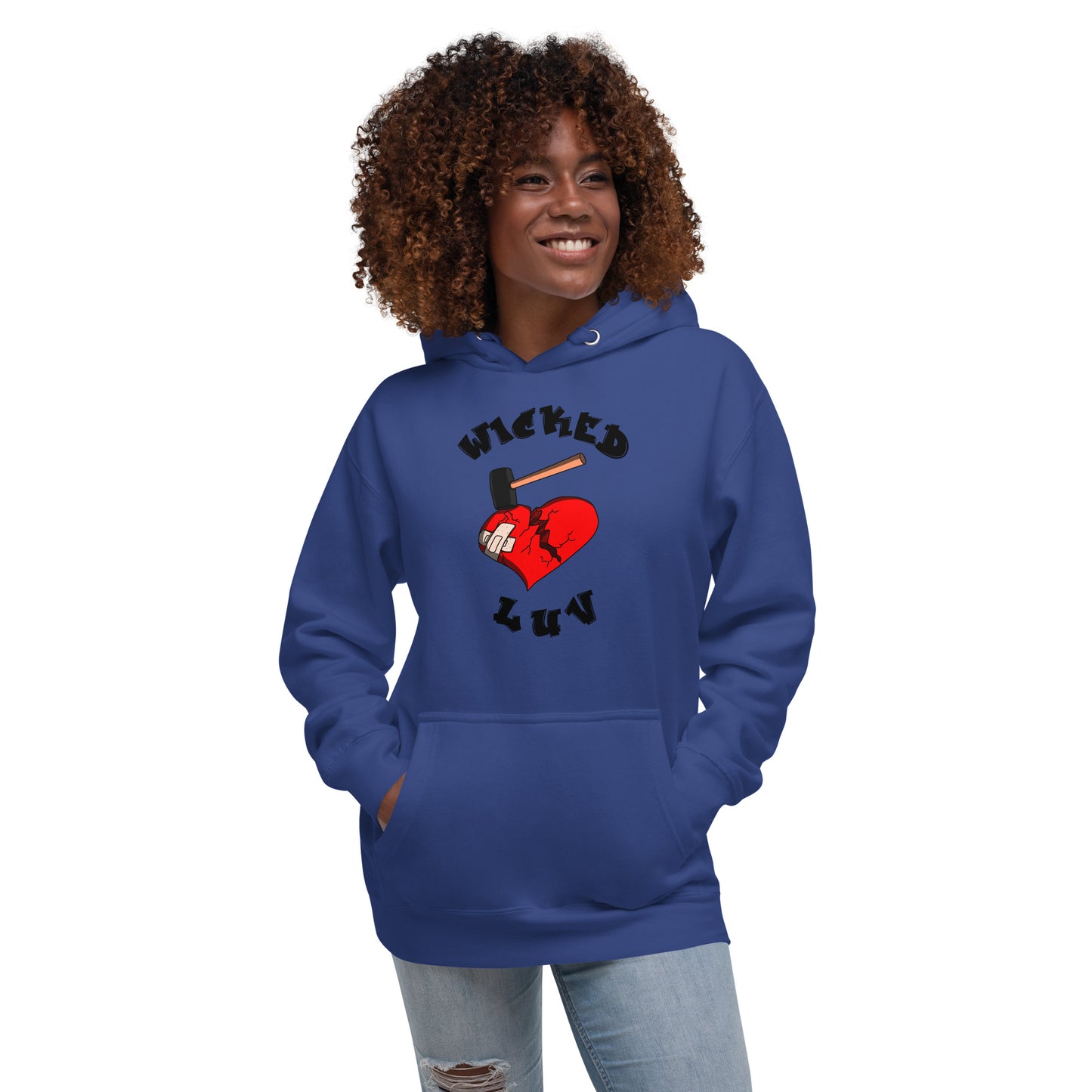 Wicked Luv Thick String Unisex Hoodie