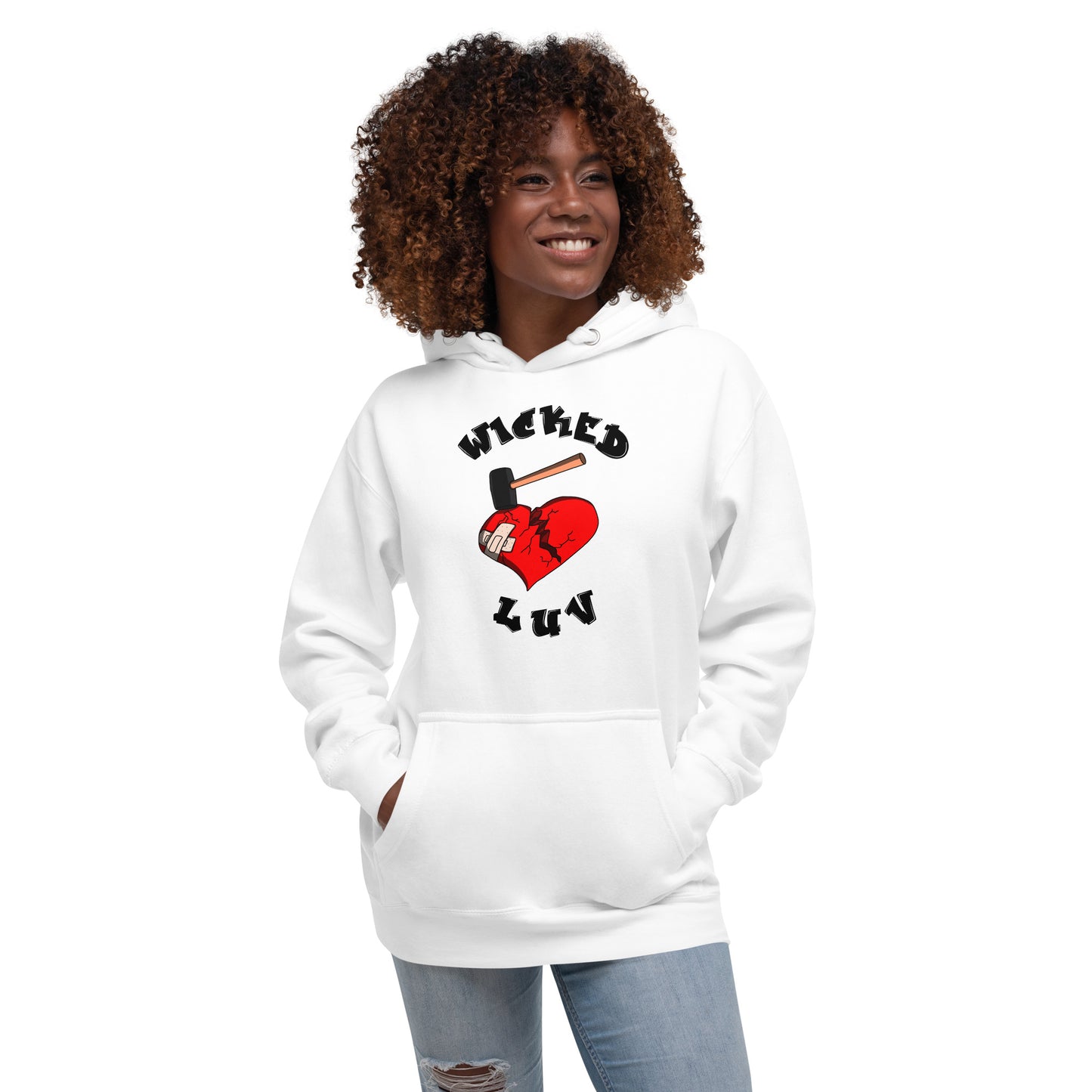Wicked Luv Thick String Unisex Hoodie