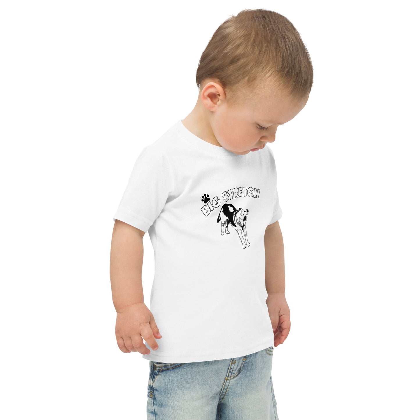 Big Stretch Dog Toddler jersey t-shirt