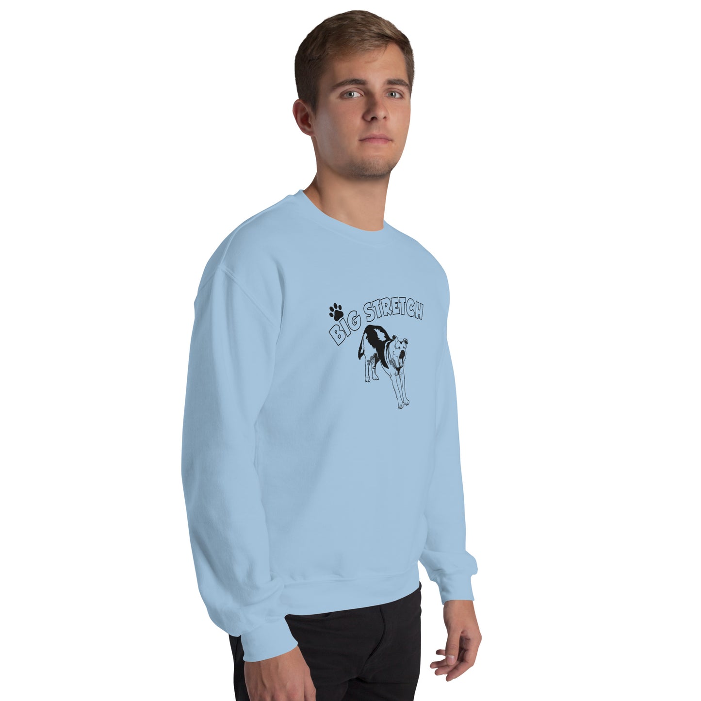 Big Stretch Dog Unisex Sweatshirt