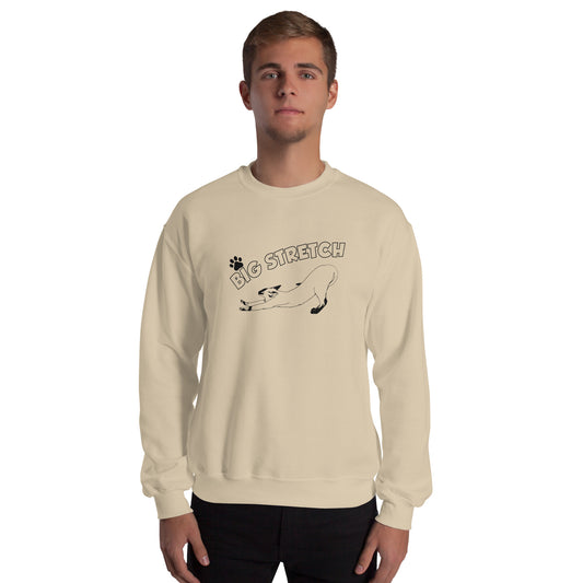 Big Stretch Cat Unisex Sweatshirt
