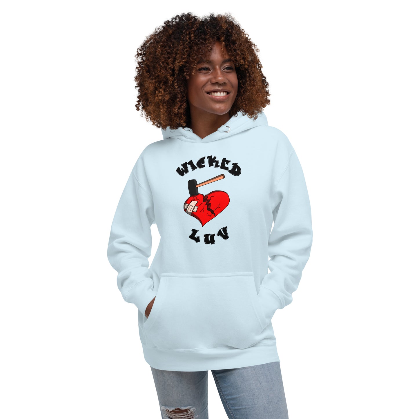 Wicked Luv Thick String Unisex Hoodie