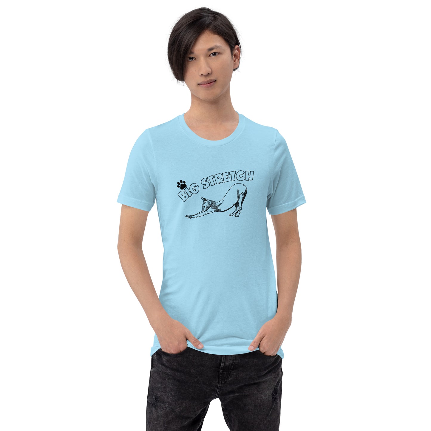 Big Stretch Cat Unisex t-shirt