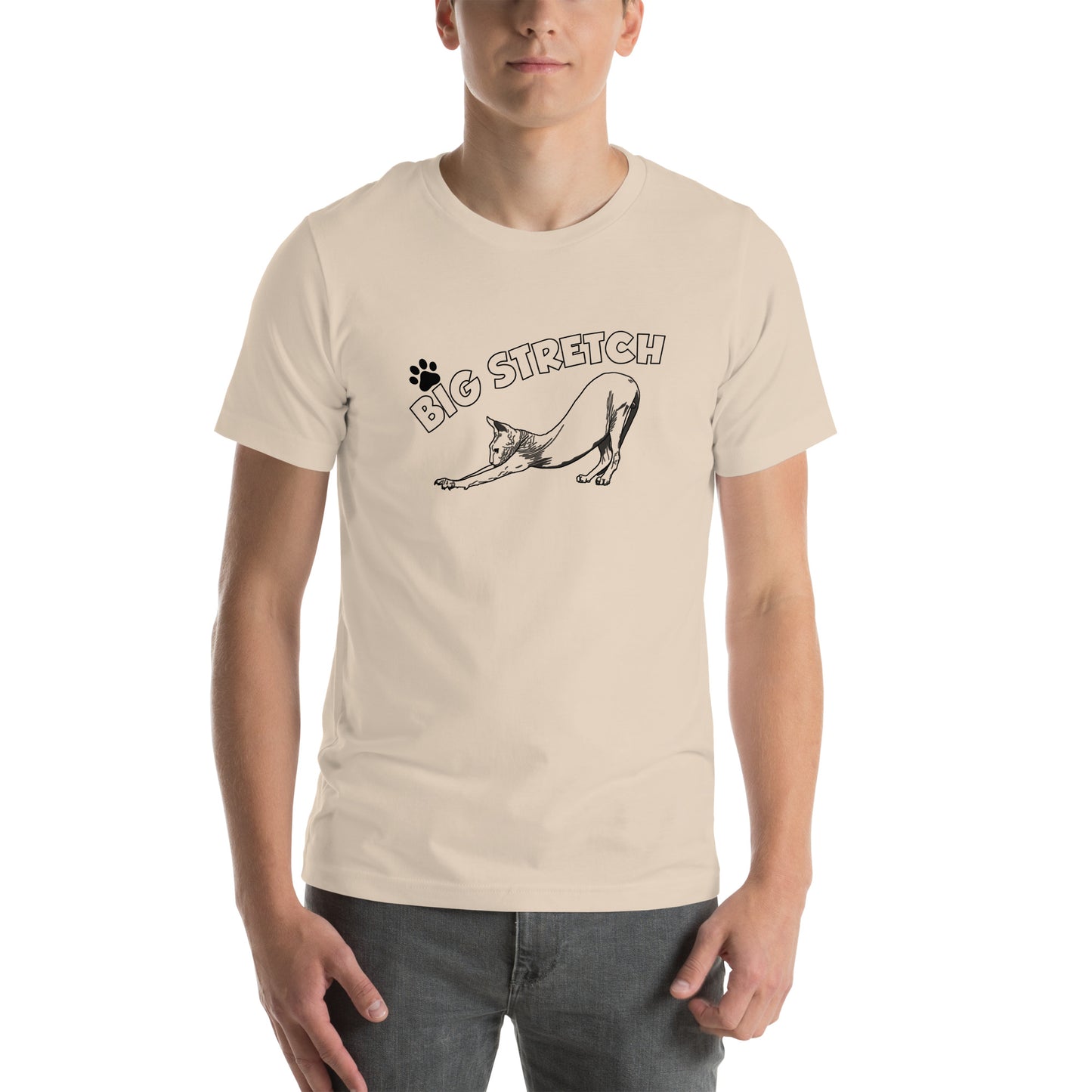 Big Stretch Cat Unisex t-shirt