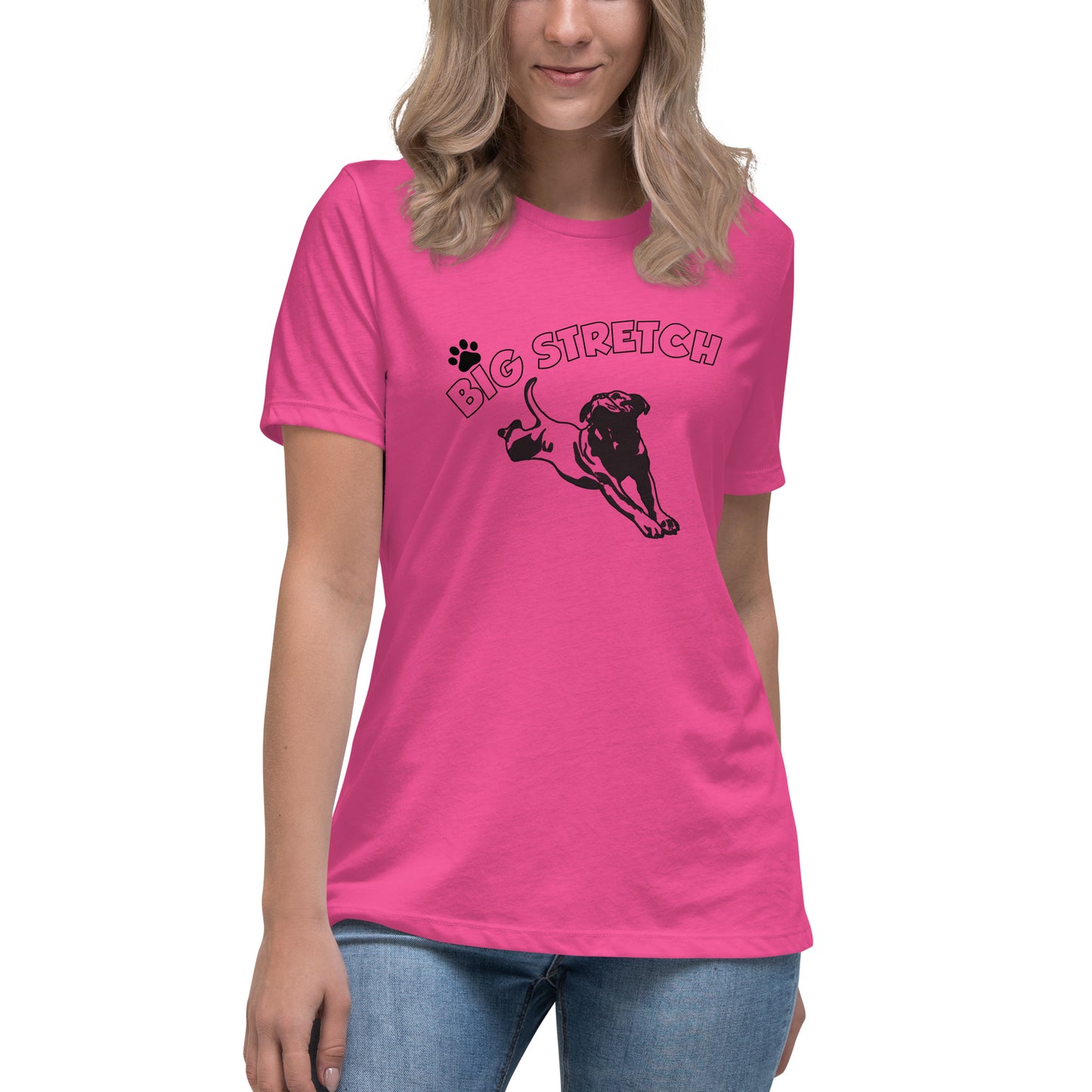 Big Stretch Dog Women's Relaxed T-Shirt